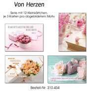 Kleinkärtchenserie Blumen, 12 Stück Kleinkärtchenserie Blumen, 12 Stück