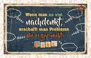 Tee-Postkarte - Wenn man zu viel Tee-Postkarte - Wenn man zu viel