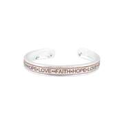 Armreif Faith, Hope, Love - silber Armreif Faith, Hope, Love - silber