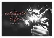 Postkarte - Celebrate life Postkarte - Celebrate life