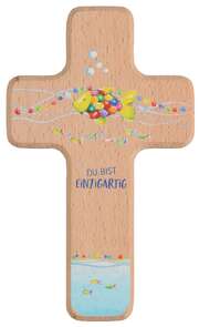 Holzkreuz für Kinder "Du bist einzigartig" Holzkreuz für Kinder "Du bist einzigartig"