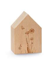 Holzhaus - Gräser und Blumen Holzhaus - Gräser und Blumen