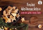 Schokokarte - Frohe Weihnachten und ein gutes neues Jahr Schokokarte - Frohe Weihnachten und ein gutes neues Jahr