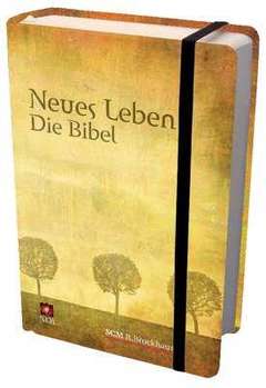 Neues Leben. Die Bibel: Taschenausgabe Motiv Bäume, mit Gummiband