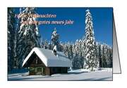 Faltkarten Weihnachten, 5 Stück Faltkarten Weihnachten, 5 Stück
