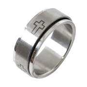 Fingerring -Spin "Kreuz" - 18 mm Fingerring -Spin "Kreuz" - 18 mm