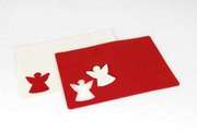 Platzset "Engel" - beige - Platzset "Engel" - beige -