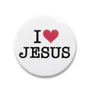 Ansteckbutton "I love Jesus" Ansteckbutton "I love Jesus"