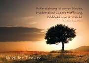 Aurelius Augustinus - In stiller Trauer - Faltkarte In stiller Trauer - Faltkarte