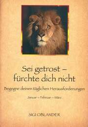 Sigi Oblander - Sei getrost - fürchte dich nicht Sei getrost - fürchte dich nicht