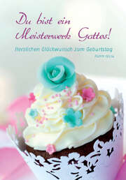 Faltkarte "Du bist ein Meisterwerk Gottes" - 5er-Pack Faltkarte "Du bist ein Meisterwerk Gottes" - 5er-Pack