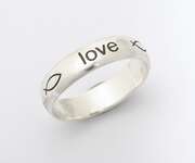 Fingerring "True love waits..." - 18 mm Fingerring "True love waits..." - 18 mm