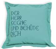 Kissen "Der Herr segne und behüte dich" - lindgrün Kissen "Der Herr segne und behüte dich" - lindgrün
