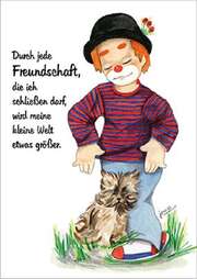 Postkarten: Durch jede Freundschaft, 4 Stück Postkarten: Durch jede Freundschaft, 4 Stück
