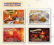Postkartenserie Weihnachten/Neujahr, 12 Stück Postkartenserie Weihnachten/Neujahr, 12 Stück