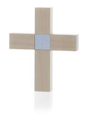 Holzkreuz klein - Ahorn - Motiv Pax Holzkreuz klein - Ahorn - Motiv Pax