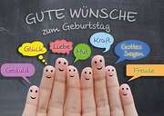Postkarten: Gute Wünsche zum Geburtstag, 12 Stück Postkarten: Gute Wünsche zum Geburtstag, 12 Stück