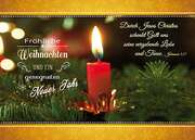 Postkarten Weihnachten/Neujahr Kerzen, 6 Stück Postkarten Weihnachten/Neujahr Kerzen, 6 Stück